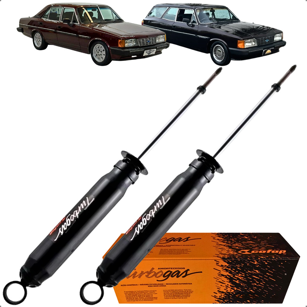 Par Amortecedor Traseiro Cofap Caravan Opala 1987 1993