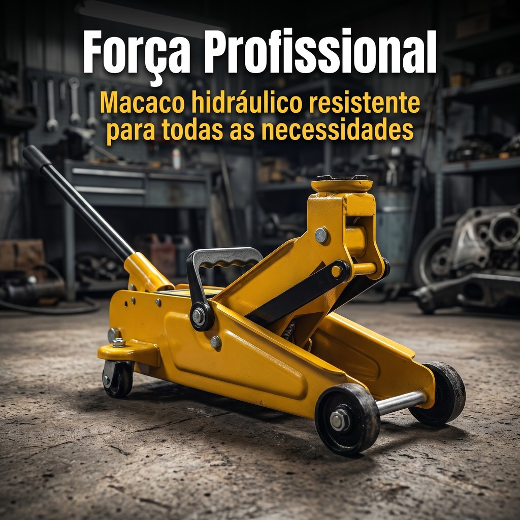 Macaco hidráulico horizontal de 2 toneladas, modelo portátil, adequado para reparos domésticos e automotivos.