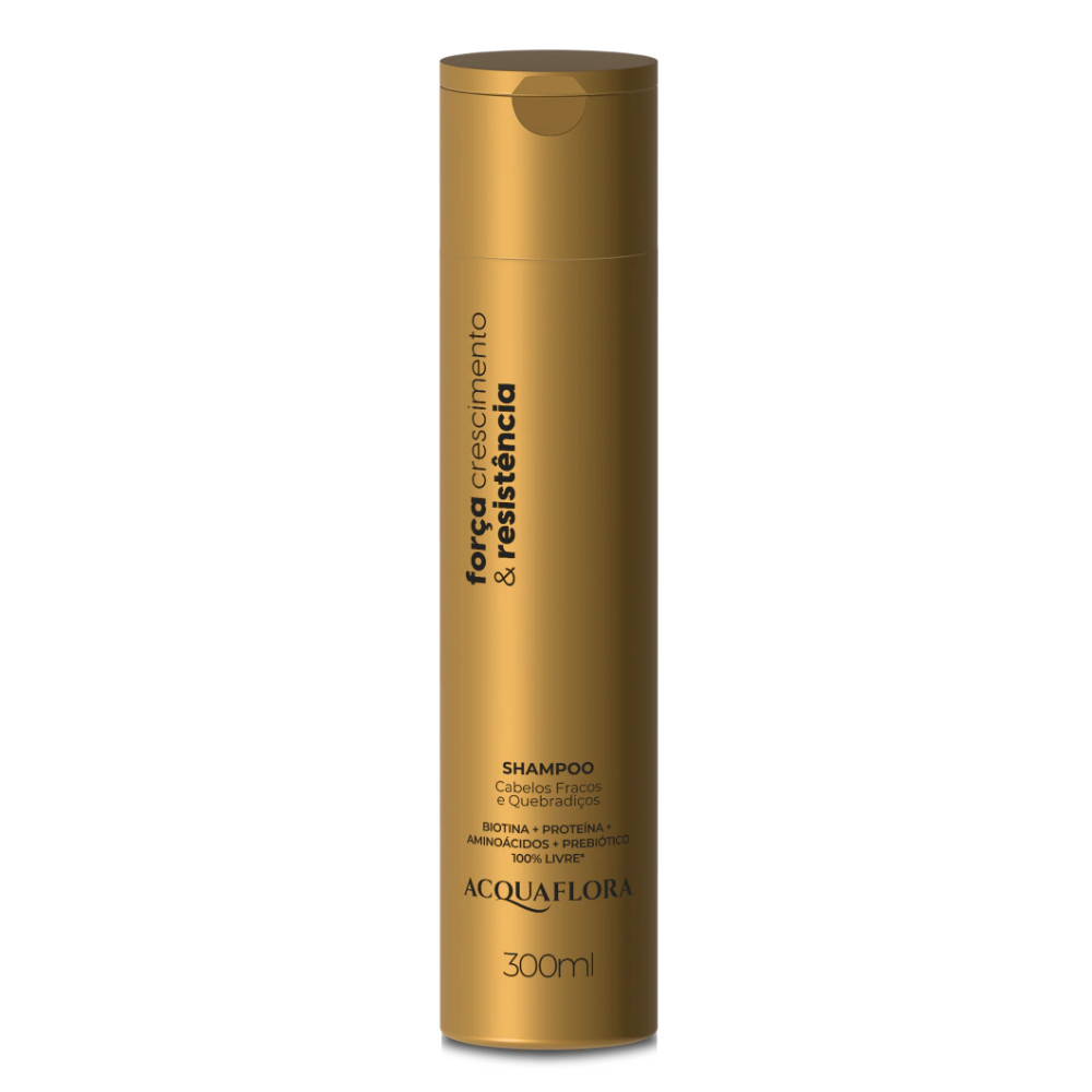 Shampoo Força Crescimento Resistência 300ml Acquaflora