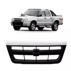 Grade Frontal Friso Cromado S10 Blazer 2009 2010 2011 Radiador