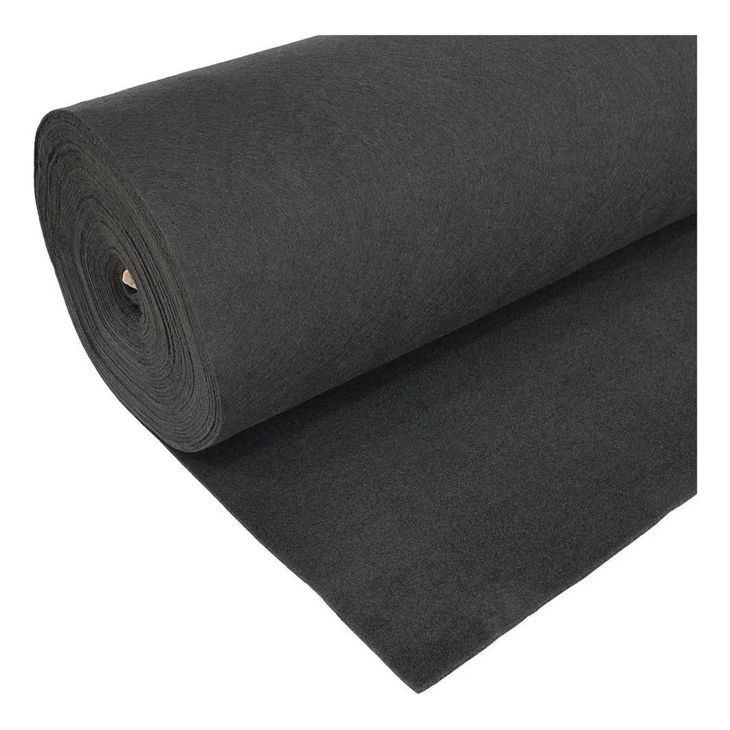 Carpete Autolour Preto Sem Resina 2,00 X 1,00m