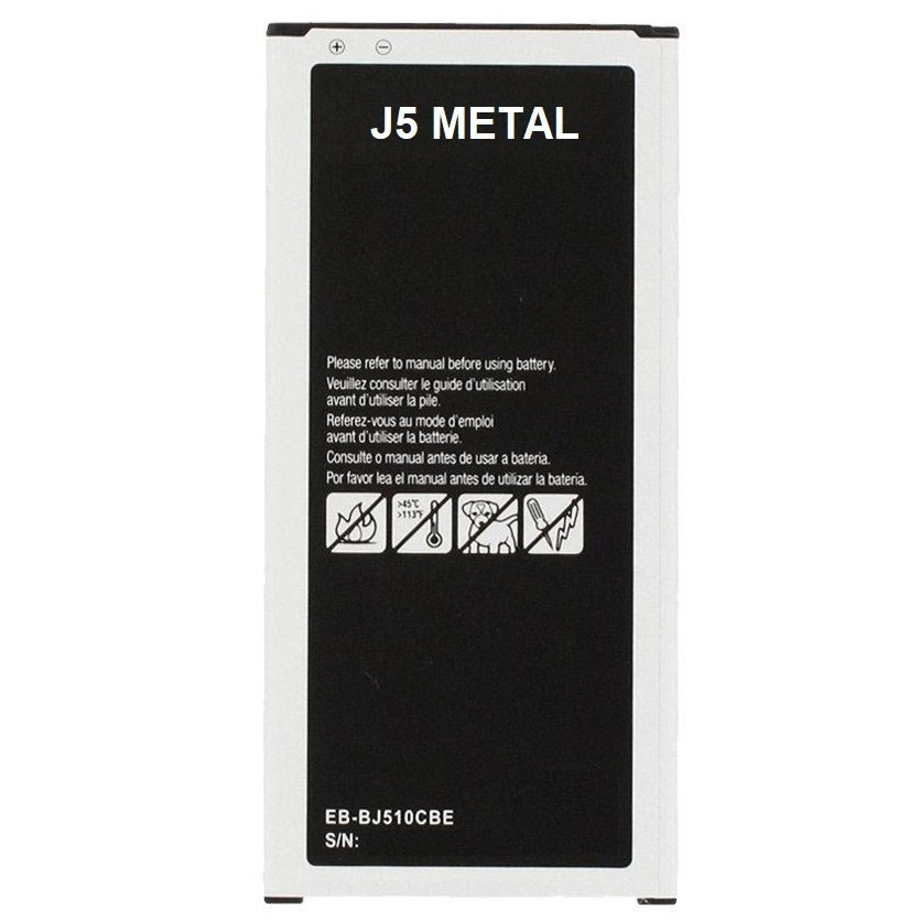Bateira Para Galaxy J5 Metal 3100mAh EB-Bj510cbe compatível nova peça de substituição COM GARANTIA
