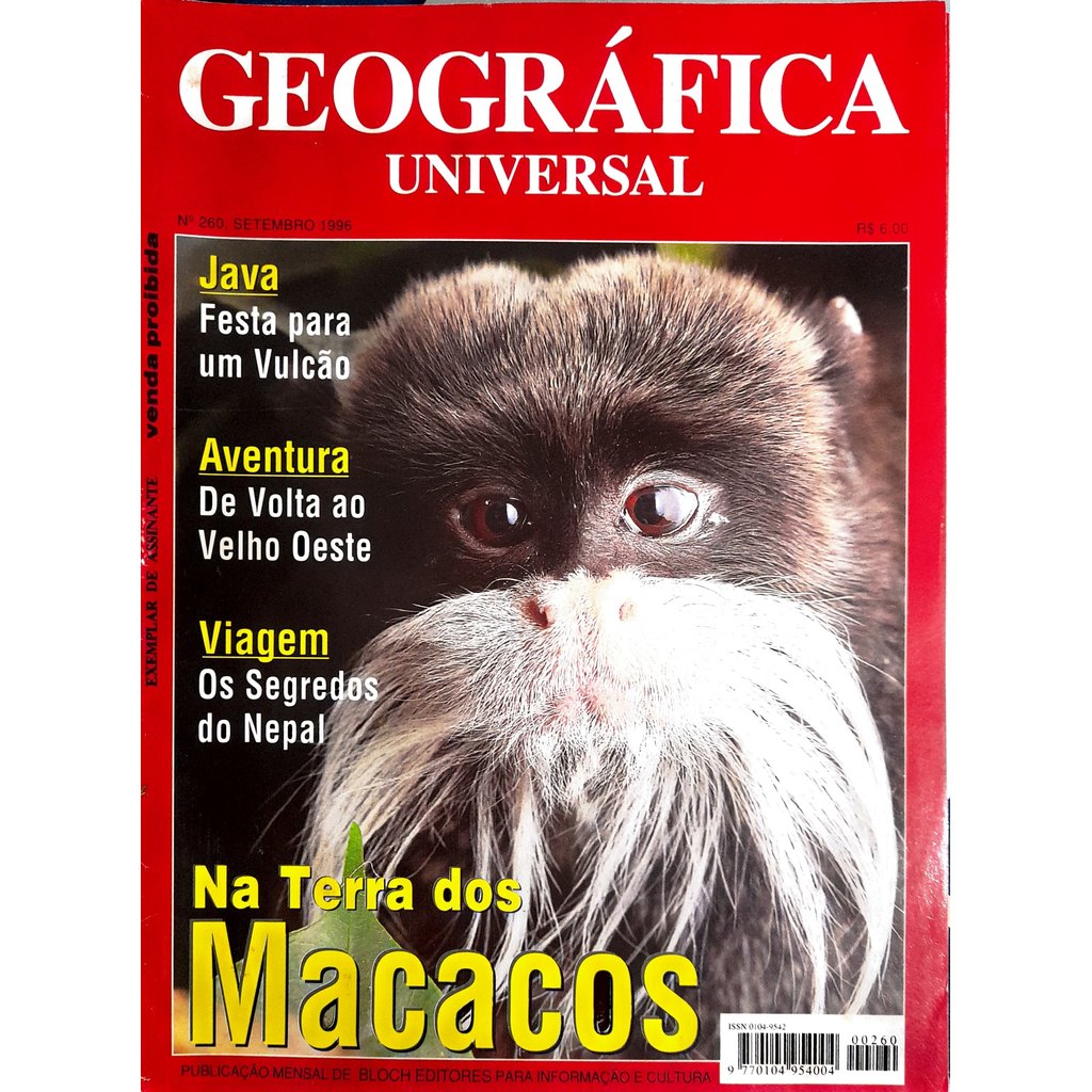 Revista Geográfica Universal nº 260 Setembro 1996 de Bloch 7992600