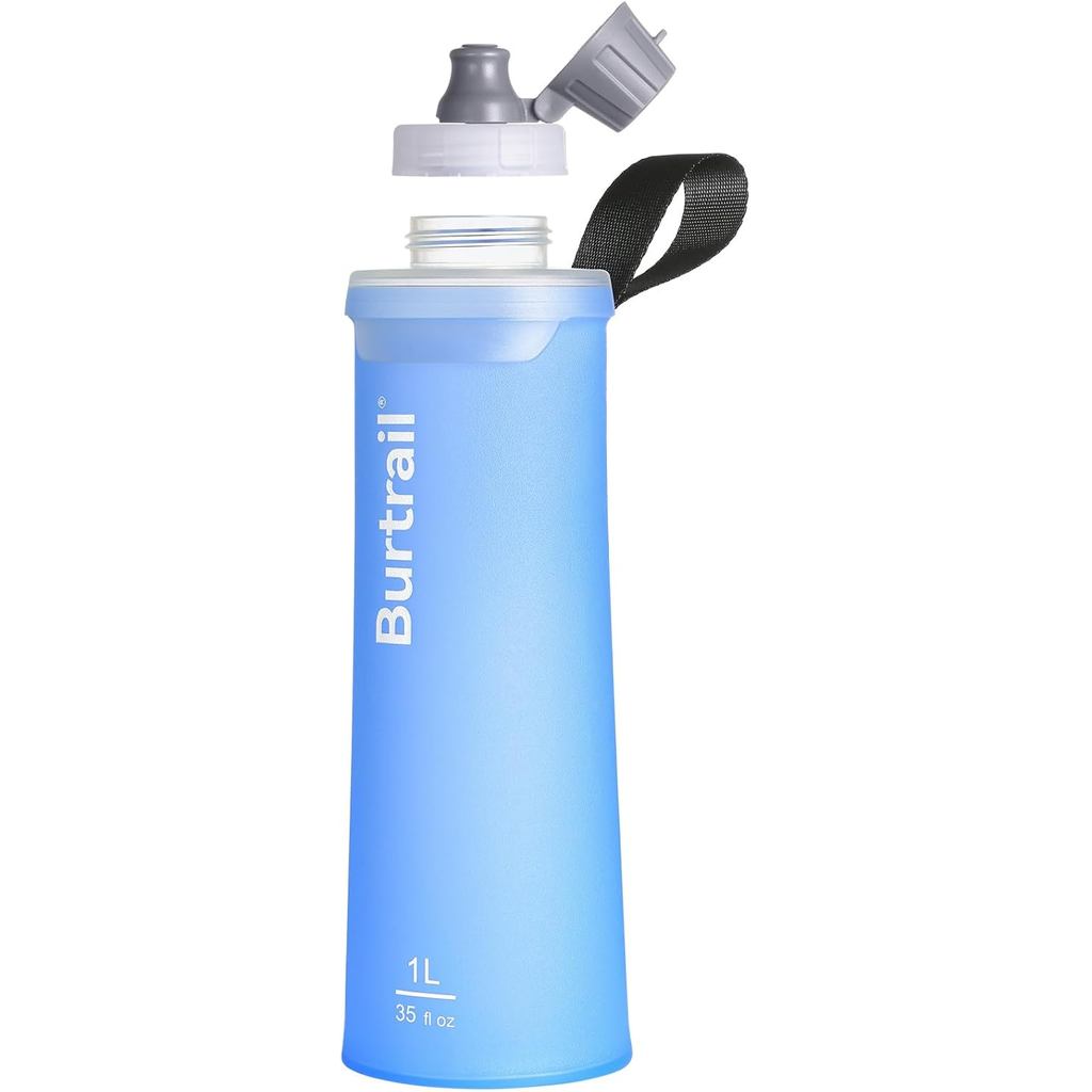 Garrafa de Água Ultraleve e Dobrável, Compatível com Cartucho de Filtro de Água BeFree de 42mm, Garrafa de Água Dobrável