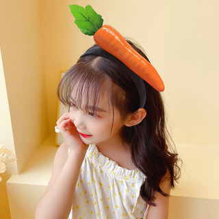 Crianças engraçado vermelho vegetal bandana engraçado criativo Hairpin jogos divertidos Headwear vegetal adereços