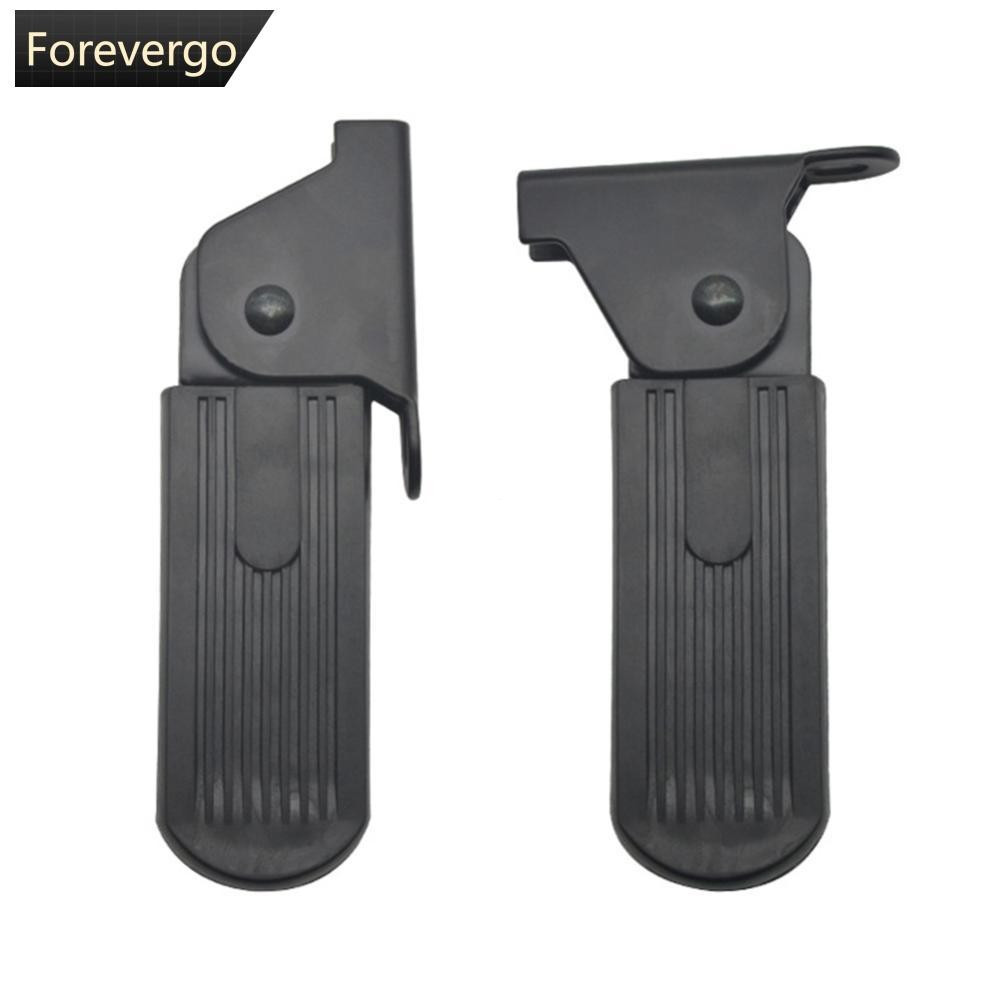 FOREVERGO 2 Peças 5cm 7cm Motocicleta Bicicleta Elétrica Pedais Dobráveis Assento Traseiro Suporte Para Pés A1C3