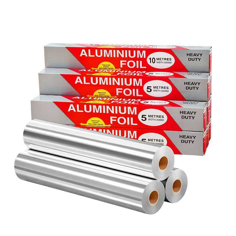 Rolo de papel alumínio grosso para churrasco, forno resistente a altas temperaturas, fritadeira de ar comercial, peixe g