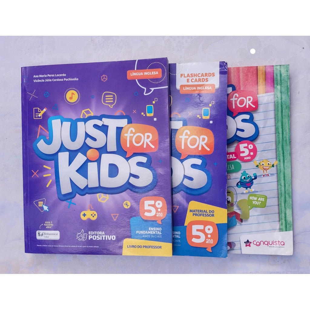 Just for Kids 5º Ano - Livro do Prof.- Manual do Prof. e Volume Único de Ana Maria Peres Lacerda - Vivênc... 7833434