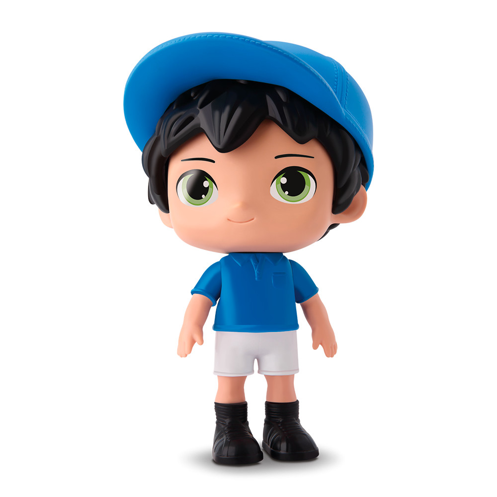 Boneco Max Club Futebol Azul e Branco ⚽🧸 | Boneco Infantil, Brinquedo de Futebol, Presente