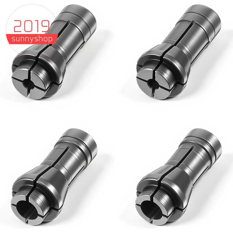[Bestseller S] 4 Pacotes De 1/4 " A 1/8 " Adaptador De Pinça De Moedor Acessórios 1.06 X 0.53 Polegadas 3 Mm , 6 (Prata)