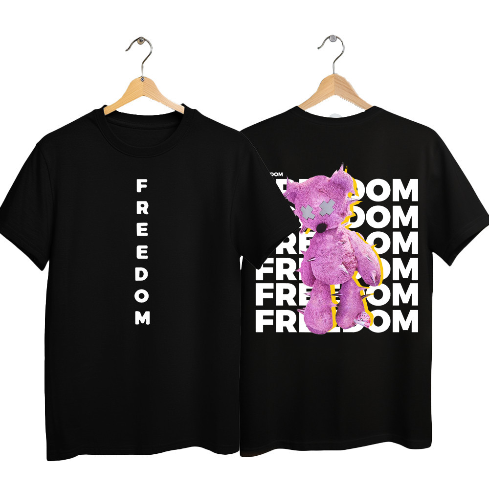 Camiseta Preta 100% algodão 08 ao 16 Over Juvenil Estampas Variadas Confortável Básico6