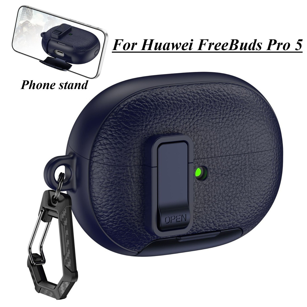 Com Suporte Do Telefone Caso Para Huawei FreeBuds Pro 5 Versão Chinesa Fones De Ouvido À Prova De Choque Capa Protetora