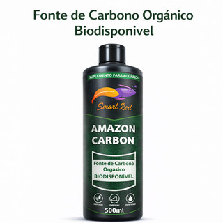 Carbono Líquido Aquário Plantado 500ml Fertilizante Anti Algas Smart Led