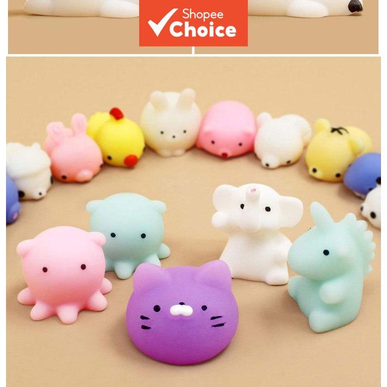 Mini Brinquedo Mole Gatinho Brinquedos Antiestresse Bola Squeeze Mochi Subindo Abreagir Macio Pegajoso Squishi