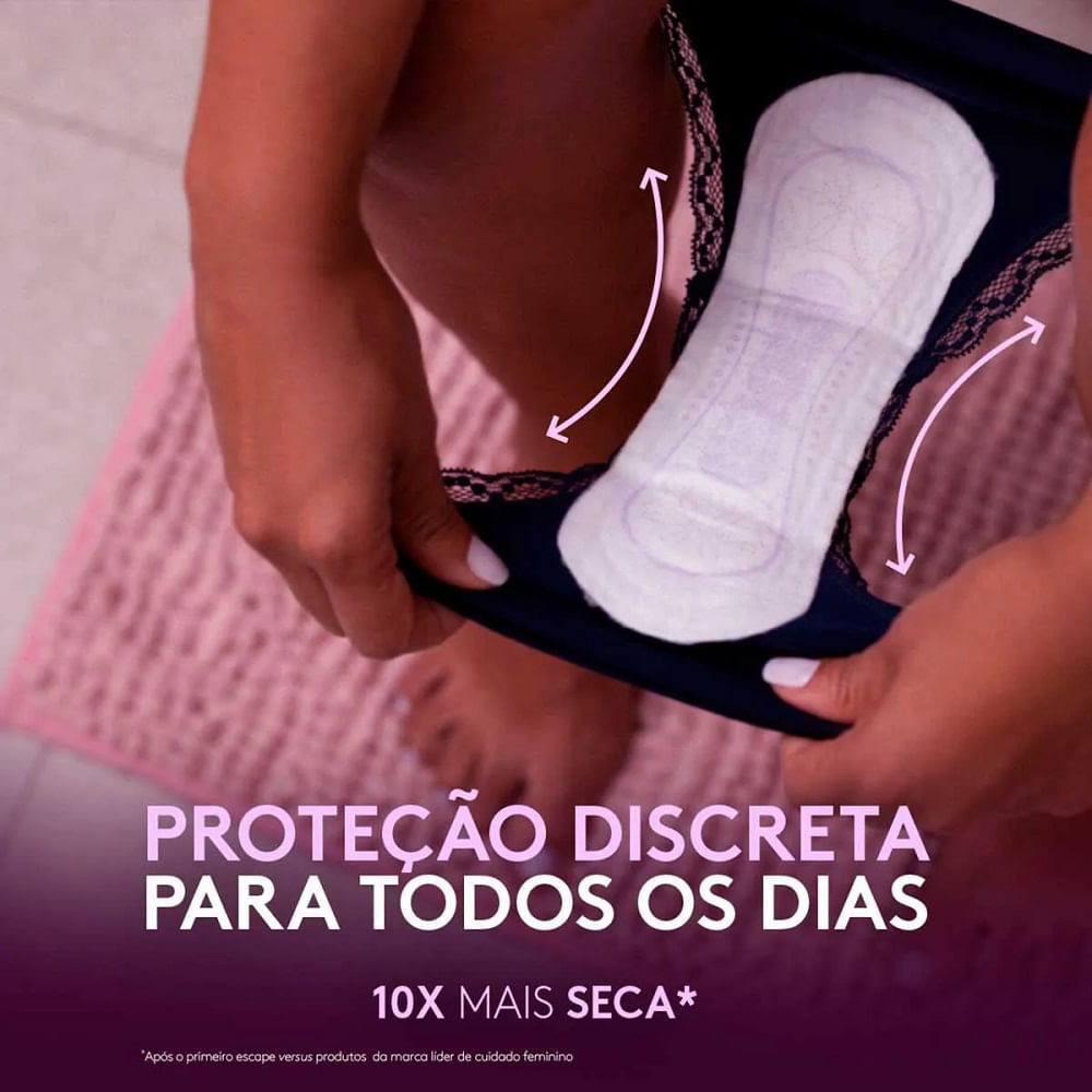 Protetor Diário Poise Escape de Urina Leve 14 Unidades