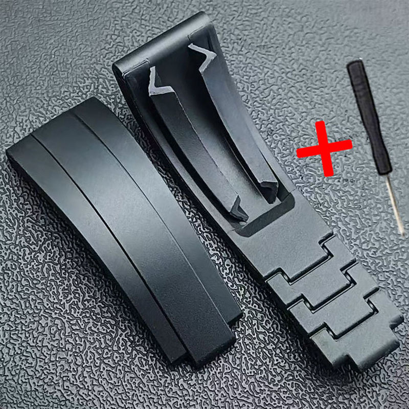 Pulseira De Relógio TPU Com Logotipo 20 Mm Para Rolex Water Ghost Daytona GMT Submariner Explorer Silicone De Borracha C