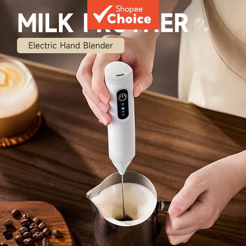 Batedor de Leite Elétrico Portátil Batedor de Leite para Café e Matcha Misturador de Bebidas para Casa e Viagem