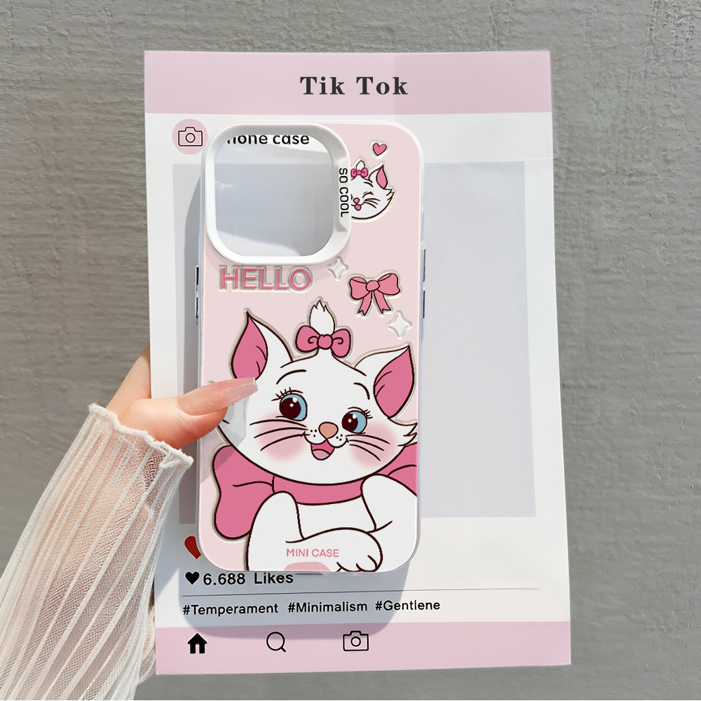 Capa Capinha Para SAMSUNG A01 A02 A03 A05 A05S A06 A07 A10 A11 A14 A15 com estampa de gata Marie J01426