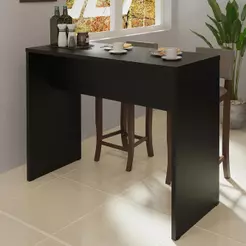 Bancada para Cozinha Madesa 115 cm - Preto
