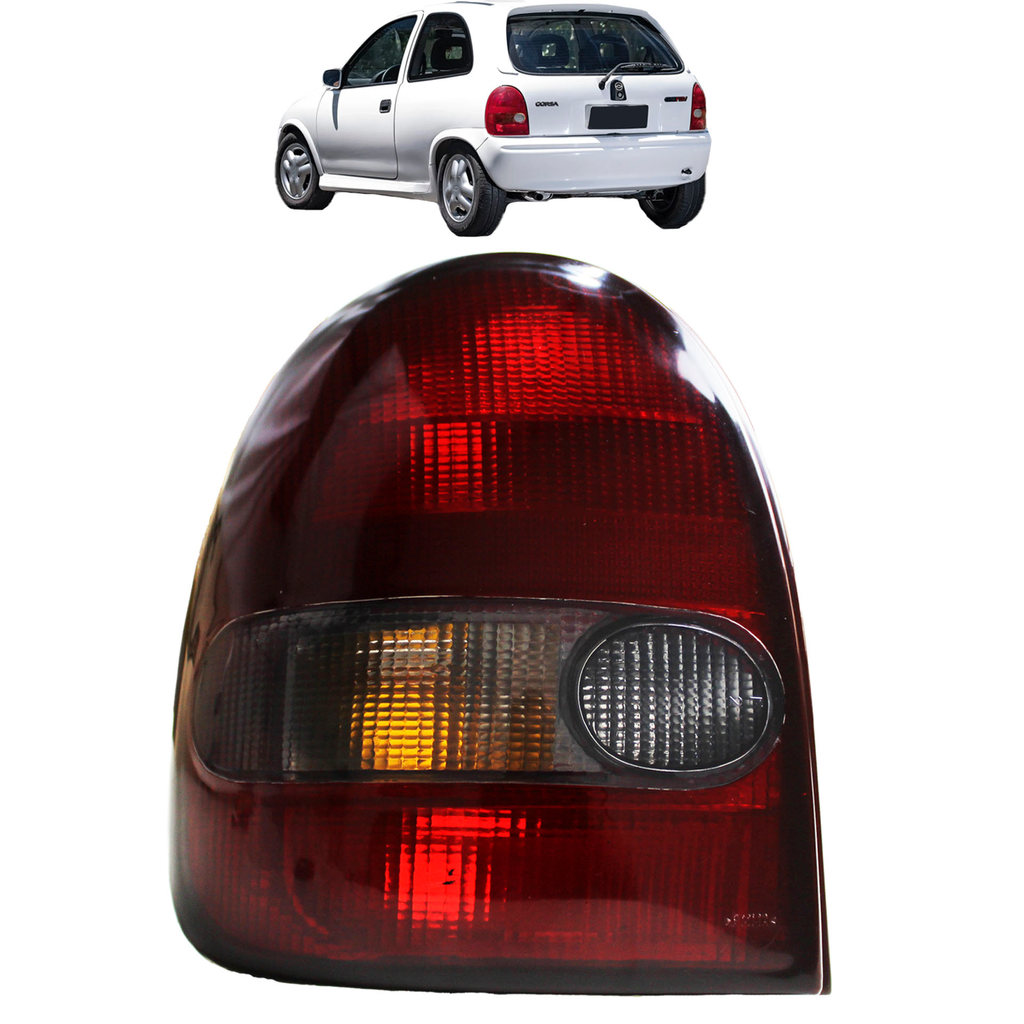 PAR Lanterna Traseira Corsa Hatch 2 Portas 1994 1995 1996 1997 1998 1999 FUMÊ 2pç · foto 2