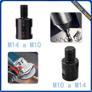 Rebarbadora, conversor de eixo de rosca de lixadeira M14 a M10/M10 a M14 No. Material de aço 45