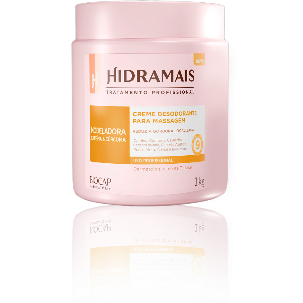 Creme para Massagem Modeladora (Cafeína e Cúrcuma) 1 kg