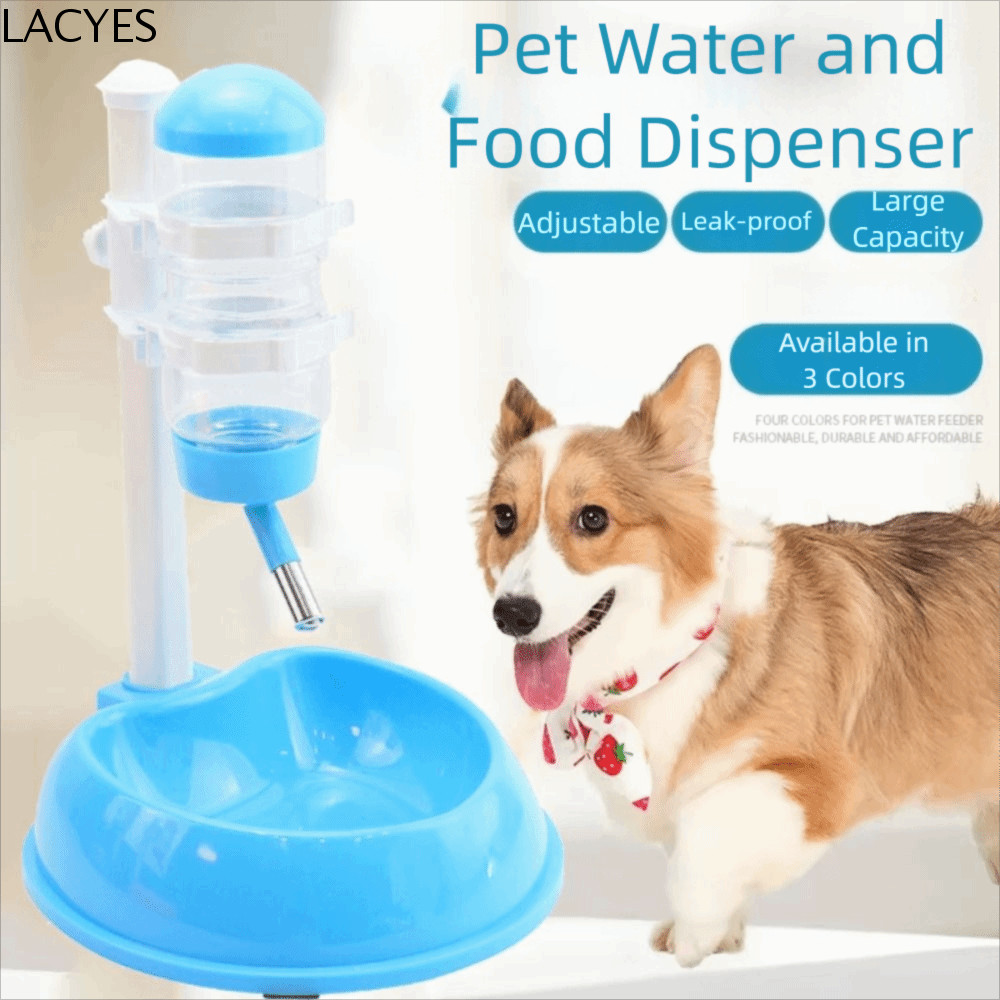 LACYES Dispensador De Água Para Animais De Estimação , Bebedor Automático Elevável À Prova De Vazamento Chaleira Suspens