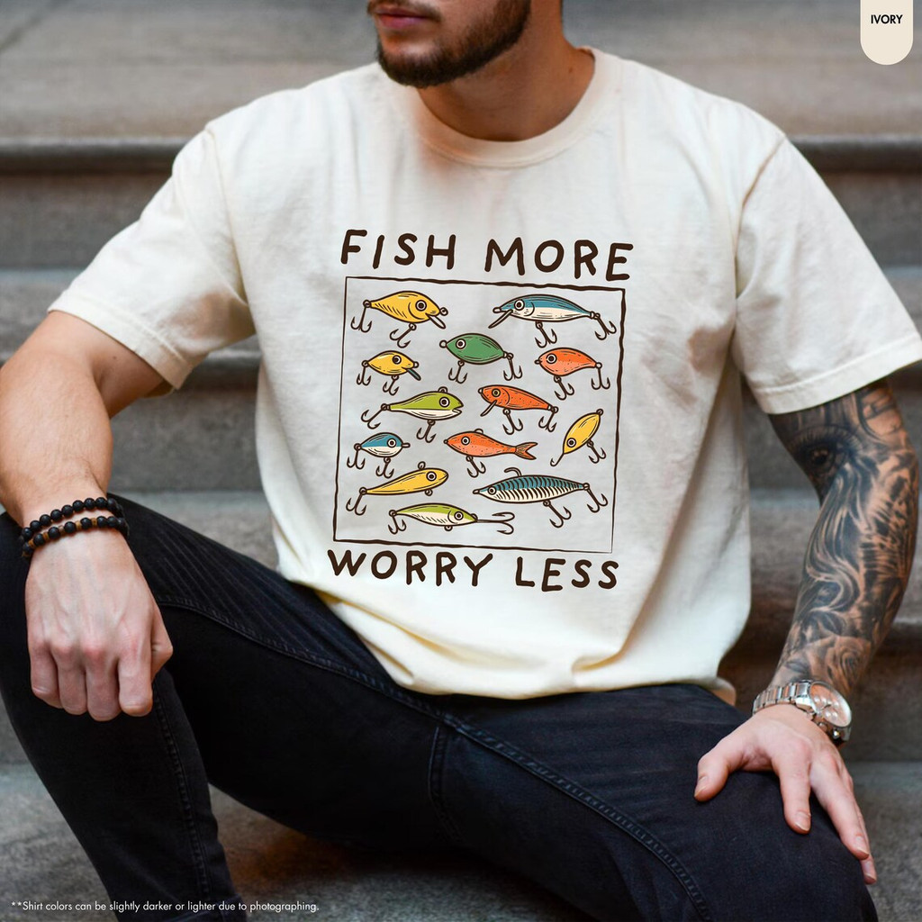 Camiseta Masculina Feminina Estampa Pesca Iscas Fish More T-shirt Unissex Streetwear Envio Imediato