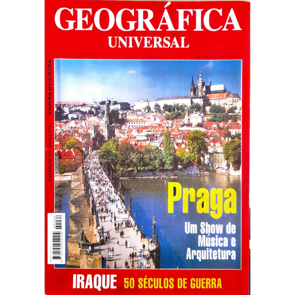 Revista Geográfica Universal nº 264 Janeiro 1997 Praga de Bloch 7992591