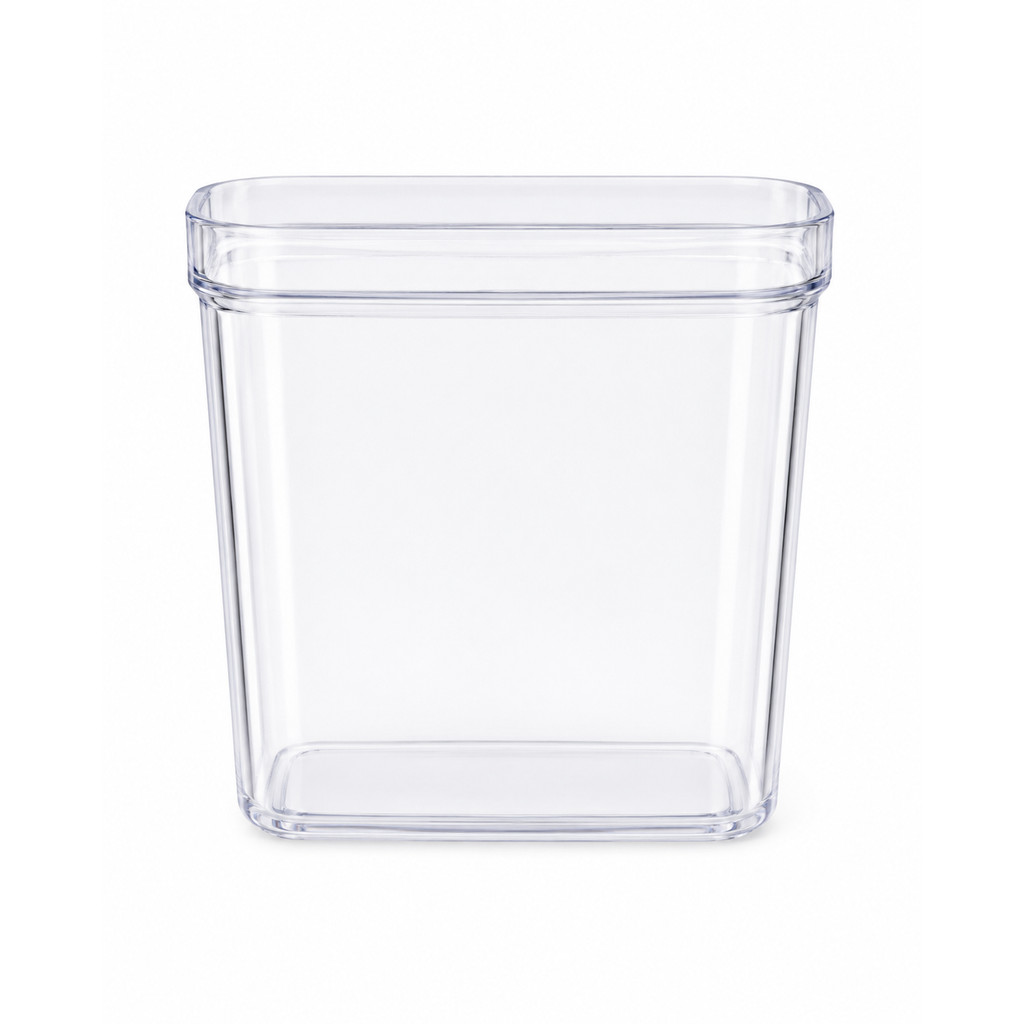 Pote Caixa Organizadora Multiuso Retangular com Tampa 680ml