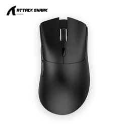 Mouse Para Jogos Sem Fio ATTACK SHARK R1 – Cliques Tri-Modo 20M De 18KDPI PC/Mac/Laptop