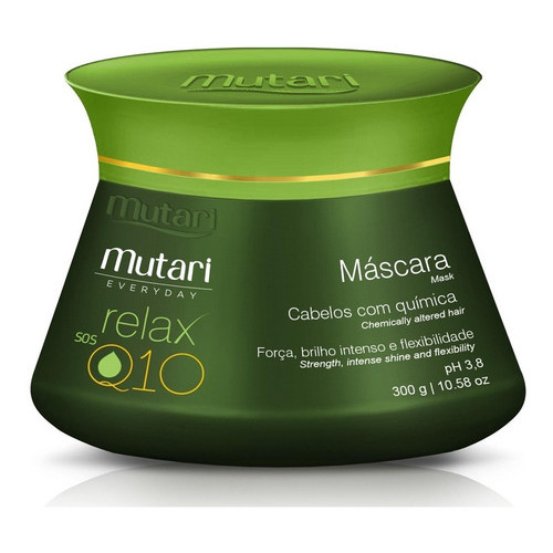 Mascara Sos Q10 Everyday Relax Pos Quimica 300g Mutari
