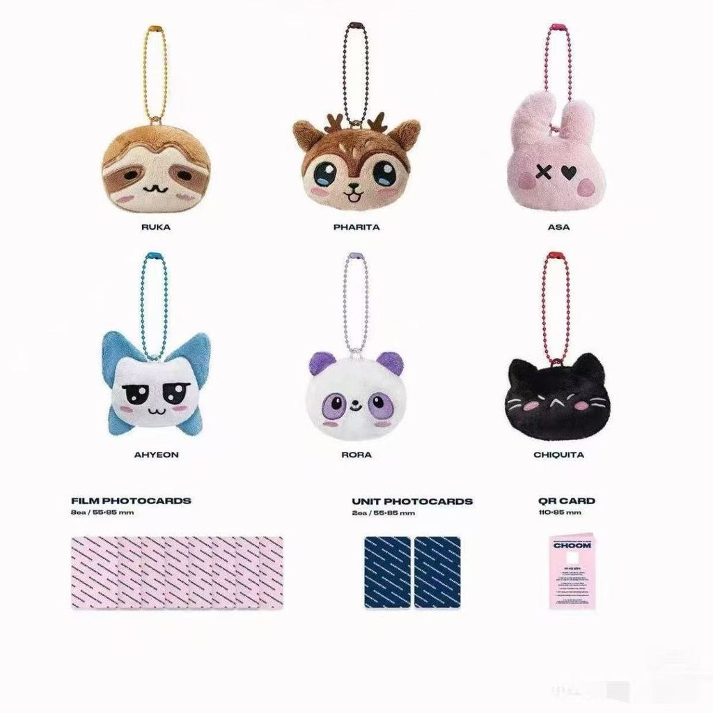 Kpop Idol BABYMONSTER Boneca De Pelúcia Chaveiro Bolsa Pendente RUKA ASA