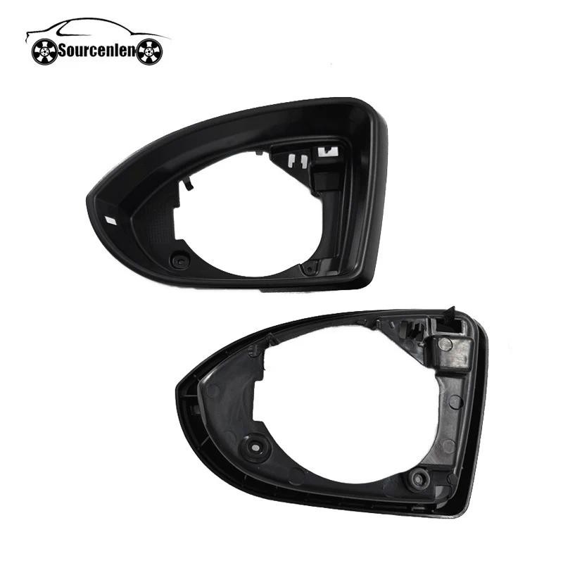 Para VW Golf 6 MK6 2009-2013 Touran 2009-2015 Quadro De Espelho Retrovisor Dianteiro 6r0857602um 6R0857601A