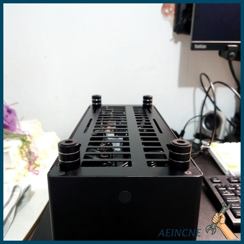 AEIN Pés Alumínio PC Chassi Alto-Falante Gabinete Isolamento Base Plataforma Giratória Almofada Amortecedor Acessório