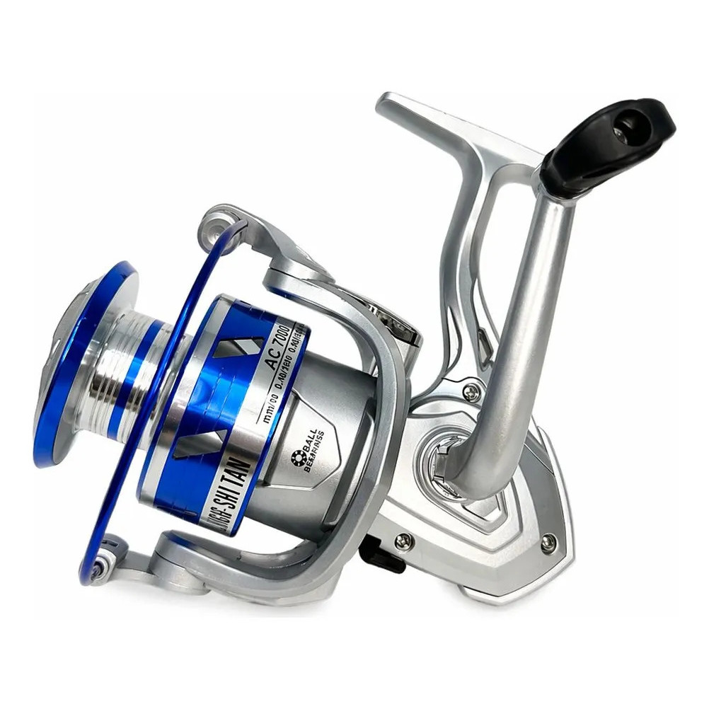 Molinete Carretel Pesca 7000 18KG Reforçado Alta Performance 5.2:1 Premium - Pesca Pesada