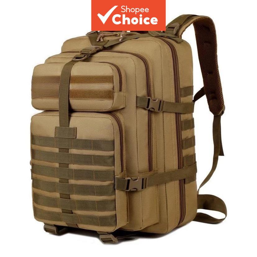 Mochila de Montanhismo Outdoor – Bolsa Tática de Camuflagem com Malha, Mochila de Ciclismo, Equipamento de Caminhada,