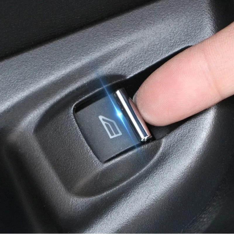 7 Pçs/set Acessórios ABS Chrome Botão De Elevação Da Janela Do Carro Lantejoulas Guarnição Adesivo Para Ford Focus 2 MK2
