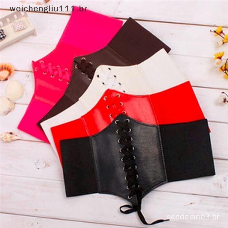 # weicheng Cincher 5 Cores Cintura Larga Cinto De Renda Senhoras Underbust Espartilho Feminino .
