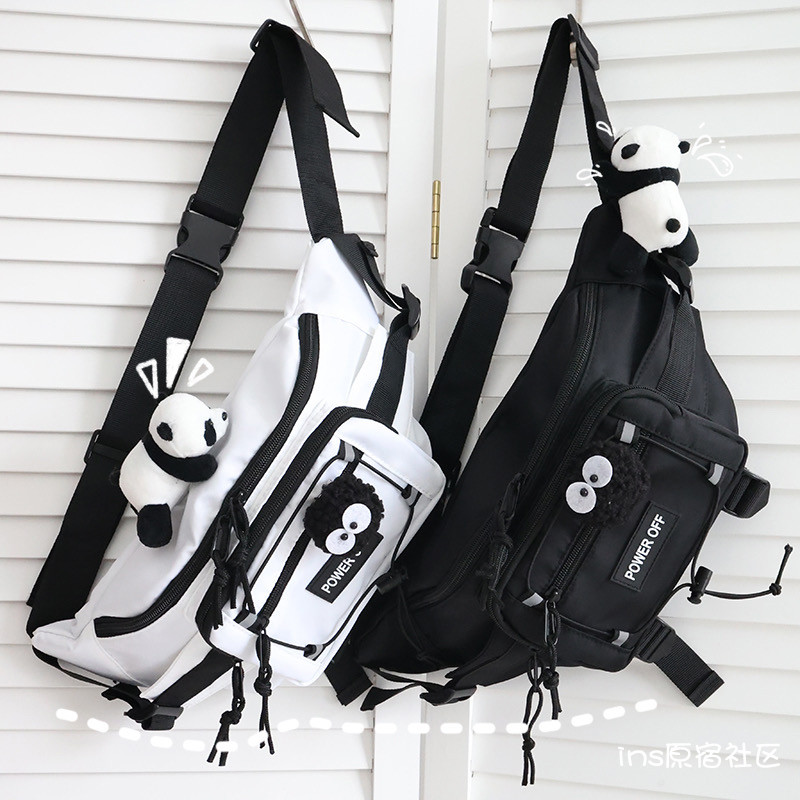 Versão coreana ins estilo ferramentas saco de peito Unisex funcional Cross-body saco de skate ciclismo lazer esportes sa