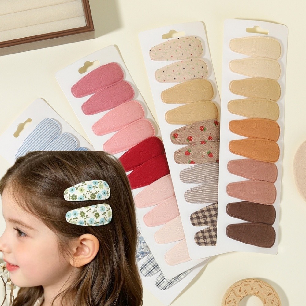 4-10 Pçs/Set Waterdrop BB Clipe Acessórios De Cabelo Das Crianças Série De Cores Doces Diariamente Versátil Sem Danifica