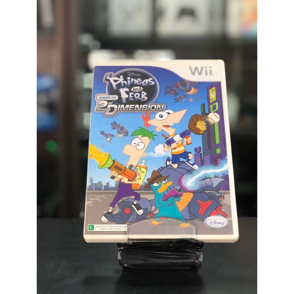 Phineas And Ferb Across The 2nd Dimension Wii Midia Física