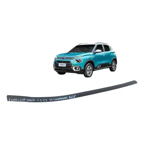 Canaleta Externa Porta Traseira Direita Citroen C3 2022 A 25