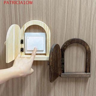 PATRICIA1OW Tampa Do Interruptor , Capa Protetora Montado Na Parede Em Formato De Porta , Criativa