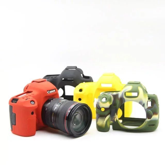 Capa para câmera EOS R 750D Canon 5D2 850D 70D 6D2 1300D 1500D SLR 2000D 3000D 4000D Bolsa para câmera 77D Capa de Silic