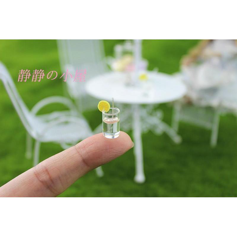 Acessórios para casa de boneca, brinquedos de comida em miniatura, Micro paisagem, limão, chá, bebidas, Mini simulação,