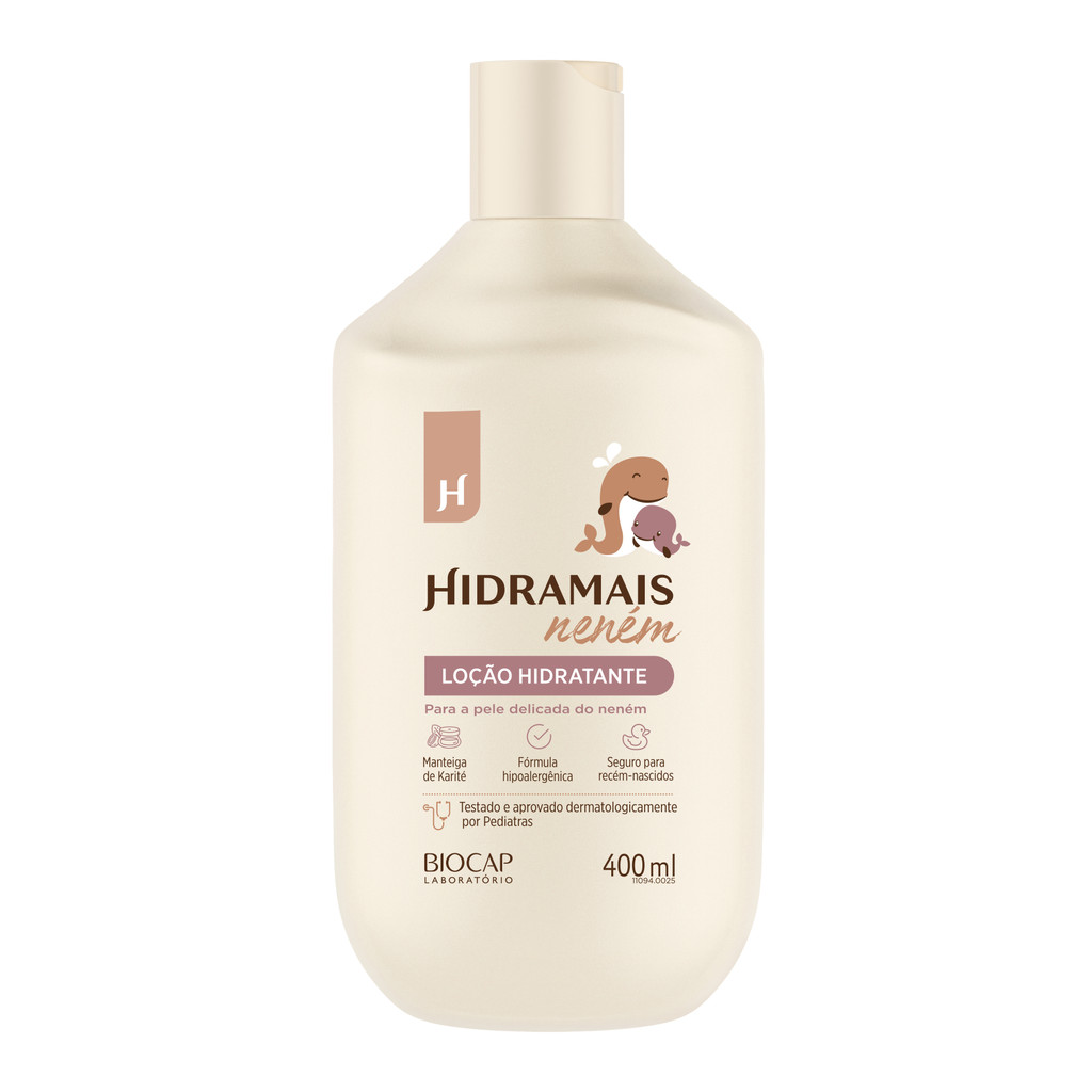 Loção Hidramais Neném 400ml Hipoalergênica