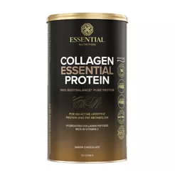 Collagen Essential Protein Essential 14g de Proteína Sabor Chocolate 510g