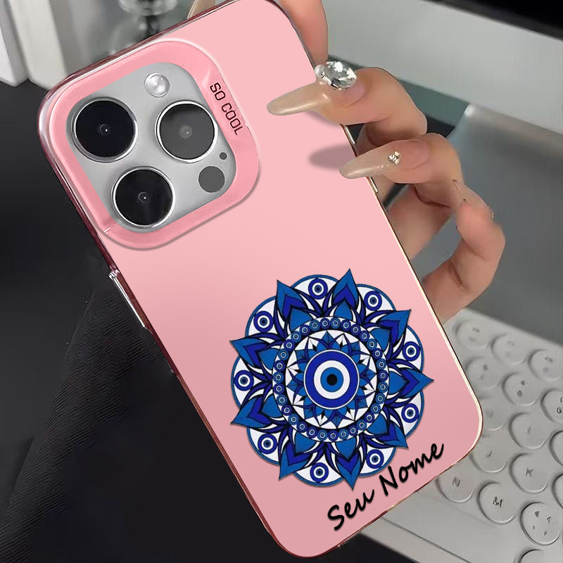 Capinha Capa personalizado Mandala do Olho Mau ​Para Xiaomi Redmi 12 13C note 12 10 9 8 11 13 POCO X5 X6 PRO CAPA