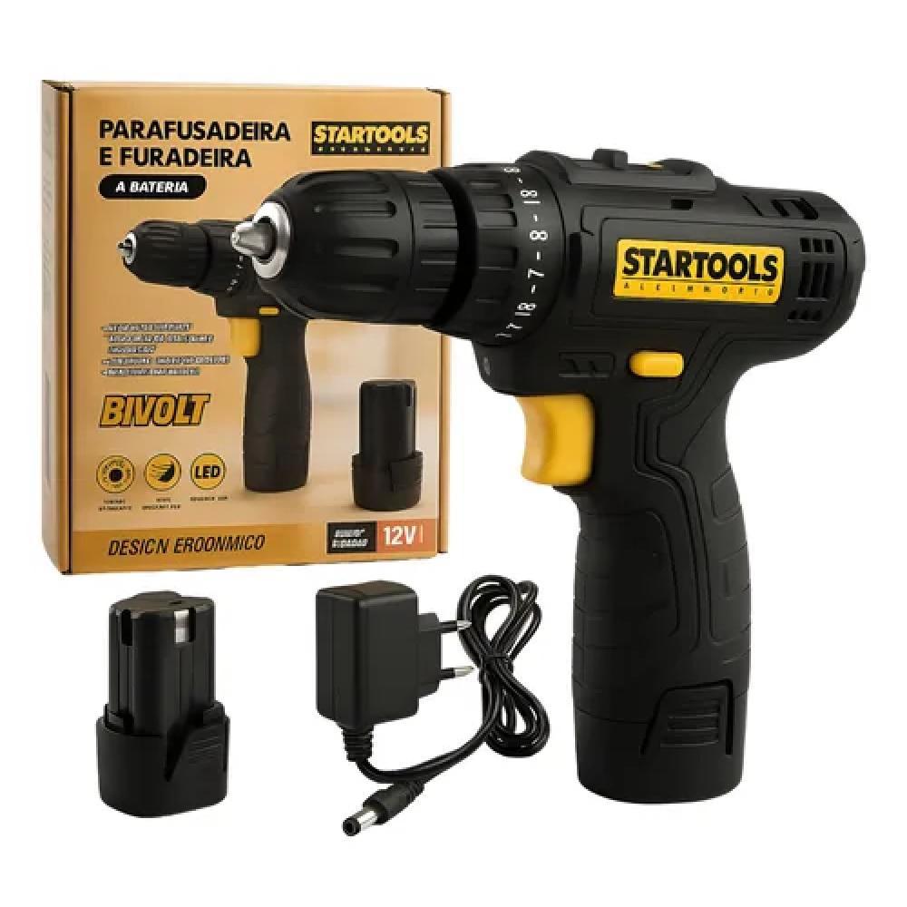 PARAFUSADEIRA FURADEIRA REVERSIVEL LITIO 12V 25 VELOCIDADES SEM FIO BATERIA RECARREGAVEL COMPACTA PORTATIL 1500 MAH BIVO